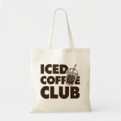 Ice Coffee Club Tragetasche (Vorne)