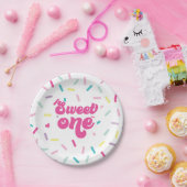 Ice Cream and Cake Sweet One 1st Birthday Pappteller (Party)