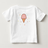 Ice Cream Baby T - Shirt - Scoop. Lächle. Wieder v (Rückseite)