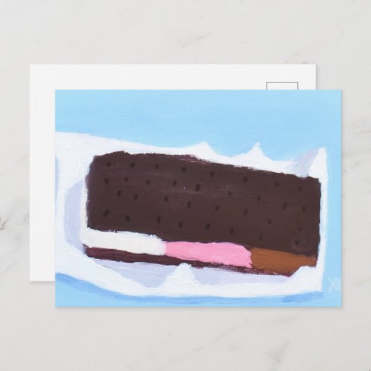 Ice Cream Bar Postkarte (Vorne/Hinten)