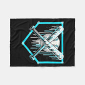 Ice Cream Baseball Drip Home Plate Bats Cool For B Fleecedecke (Vorderseite (Horizontal))