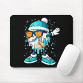 Ice Cream Baseball Drip Home Plate Bats Cool For B Mousepad (Mit Mouse)