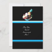 ICE CREAM BIRTHDAY PARTY 2 EINLADUNG (Rückseite)