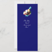 ICE CREAM BIRTHDAY PARTY, blau Einladung (Rückseite)