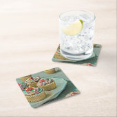 Ice cream cake rechteckiger pappuntersetzer (Vor Ort)