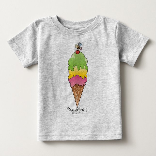 Ice Cream Cone Baby T-shirt (Vorderseite)