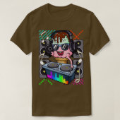 Ice Cream Cone DJ Dance Music Electronic Hip Hop T-Shirt (Design vorne)