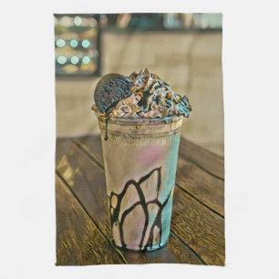 Ice cream cone for ice cream lover geschirrtuch