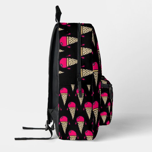 Ice Cream Cone Pattern Bedruckter Rucksack (Links)