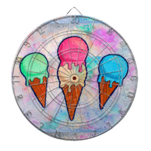 Ice Cream Cones Dart Board Dartscheibe