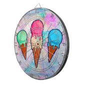Ice Cream Cones Dart Board Dartscheibe (Vorderseite rechts)