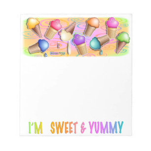 ICE CREAM CONTEPAD NOTIZBLOCK