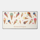 Ice Cream Desk Mat Schreibtischunterlage (Vorderseite)