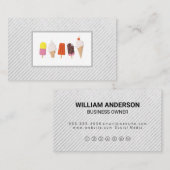 Ice Cream Desserts Treuekarte (Vorne/Hinten)