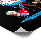 Ice Cream Drip Baseball Sts Baseball Lifestyle Boy Poster (Ecke)