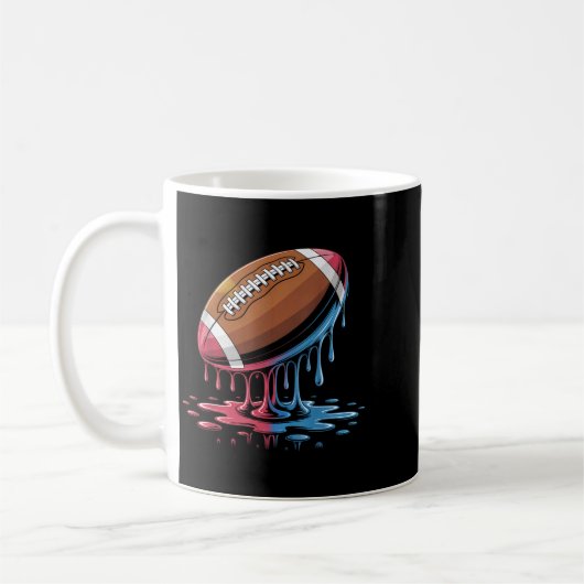 Ice Cream Drip Football  Kaffeetasse (Links)