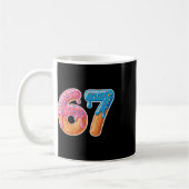 Ice Cream Drip Six Seven 6 7 Meme 67 Kaffeetasse (Links)