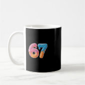 Ice Cream Drip Six Seven 6 7 Meme 67 Kaffeetasse (Links)