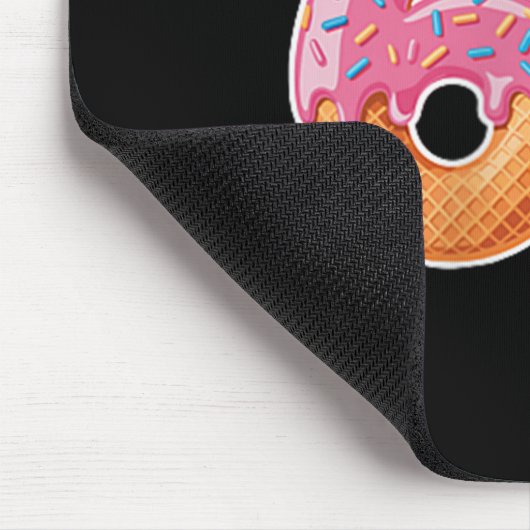 Ice Cream Drip Six Seven 6 7 Meme 67 Mousepad (Ecke)