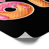 Ice Cream Drip Six Seven 6 7 Meme 67 Poster (Ecke)