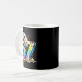 Ice Cream Drip Soccer 67 Six Seven Funny Gen Alpha Kaffeetasse (Vorderseite Links)