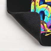 Ice Cream Drip Soccer 67 Six Seven Funny Gen Alpha Mousepad (Ecke)