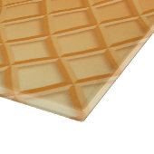 Ice Cream Drip Waffle Cone Pink With Sprinkles Schneidebrett (Ecke)