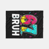 Ice Cream Dripng Softball Drip Fun 6 7 Six Seven M Fleecedecke (Vorderseite (Horizontal))