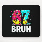 Ice Cream Dripng Softball Drip Fun 6 7 Six Seven M Mousepad (Vorne)