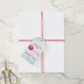 Ice Cream ersten Geburtstag Vielen Dank Geschenkanhänger (Mit Garn)