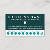 ICE CREAM (Farbe anpassbar) Treuekarte (Rückseite)