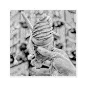 Ice cream for kids gummistempel (Prägung)