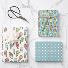 Ice Cream Geschenkpapier Set