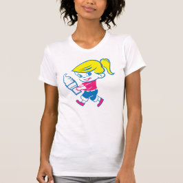 Ice Cream Girl - Basic White T-Shirt