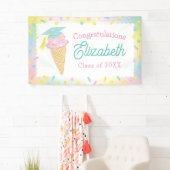 Ice Cream Graduation Party Banner (Insitu)