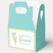 Ice Cream Graduation Party Blue Green Geschenkschachtel (Offen)
