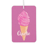 Ice Cream individuelle Name Lufterfrischer (Vorderseite)