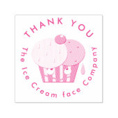 Ice cream logo design  permastempel (Design)