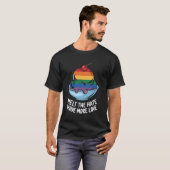 Ice Cream Lover Gelato Rainbow Pride Month Equalit T-Shirt (Vorne ganz)