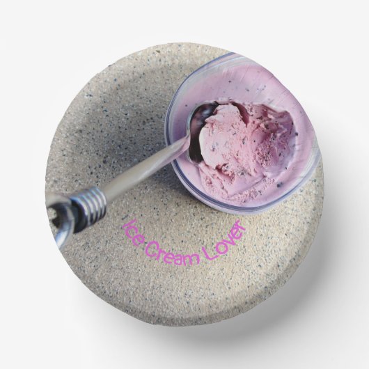 Ice Cream Lover Pappteller (Vorderseite)