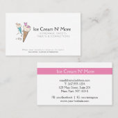 ICe Cream Parlor Visitenkarte (Vorne/Hinten)