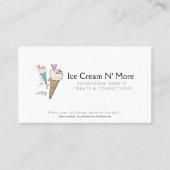 ICe Cream Parlor Visitenkarte (Vorderseite)