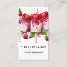 Ice Cream Parlor Visitenkarte