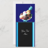 ICE CREAM PARTY - DESERT SHOP, blau-schwarz (Rückseite)