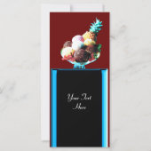 ICE CREAM PARTY - DESERT SHOP, blau-schwarz (Rückseite)