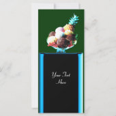 ICE CREAM PARTY - DESERT SHOP, blau schwarz grün (Rückseite)