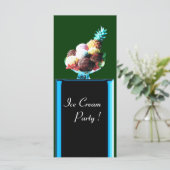 ICE CREAM PARTY - DESERT SHOP, blau schwarz grün (Stehend Vorderseite)