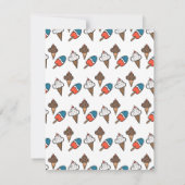 Ice Cream Patriotic Geburtstagsparty Dankeskarte (Rückseite)