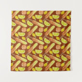 Ice cream pattern | Lollies pattern | lollipop 11 Wandteppich (Vorderseite (Horizontal))