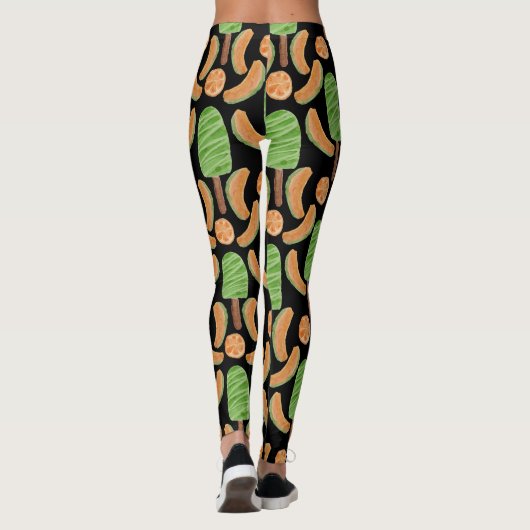 Ice cream pattern | Lollies pattern | lollipop 12 Leggings (Rückseite)